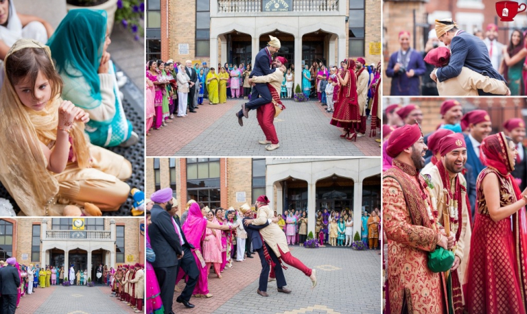 Sikh Wedding Milni Ceremony