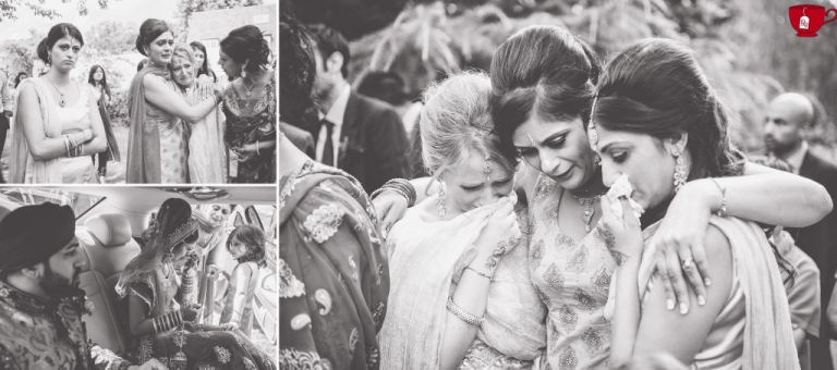 Emotional send off for sikh bride