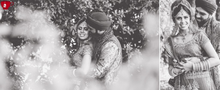Indian Couple at Sikh Wedding