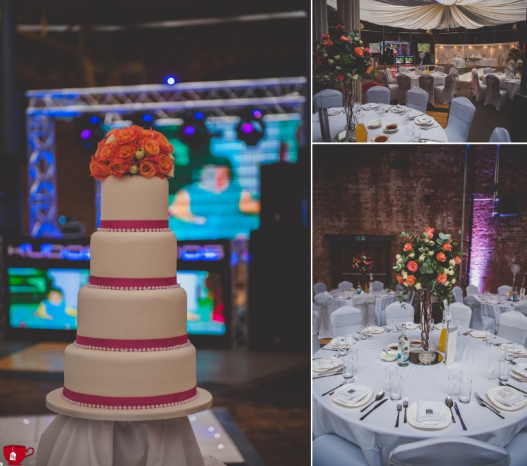 Indian wedding reception at Roundhouse Derby